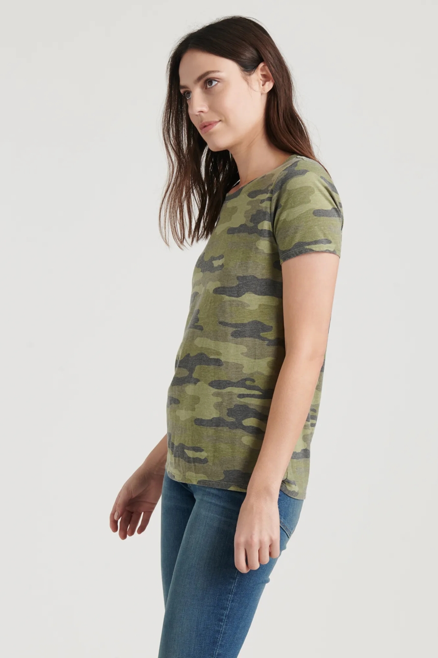 CAMO CREW NECK TEE, image 6