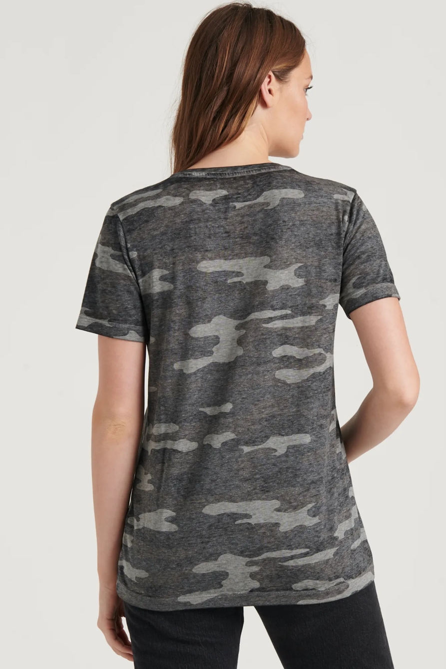 SS CAMO V NECK TEE, image 4