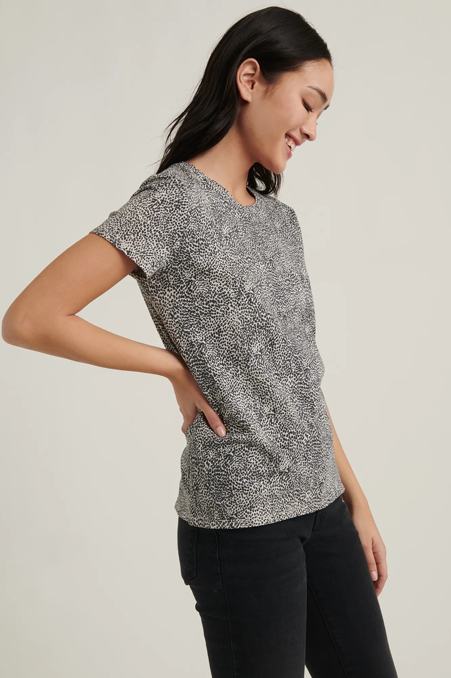 SHORT SLEEVE ALLOVER PRINTED TEE, image 3