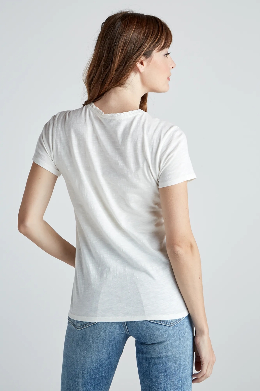 EMBROIDERY AND LACE TEE, image 5