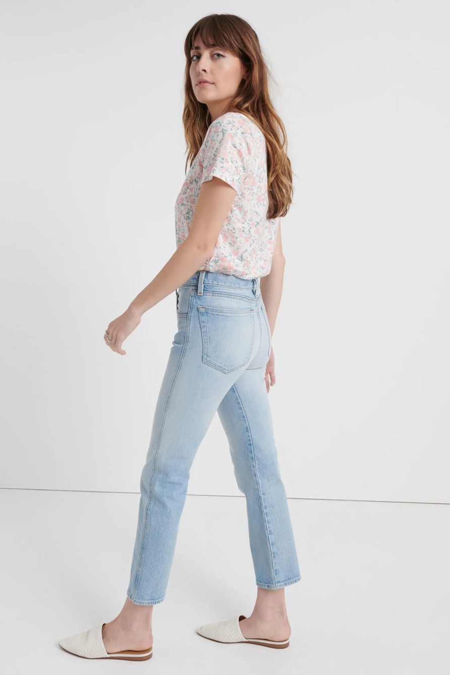 V-NECK FLORAL TEE, image 2