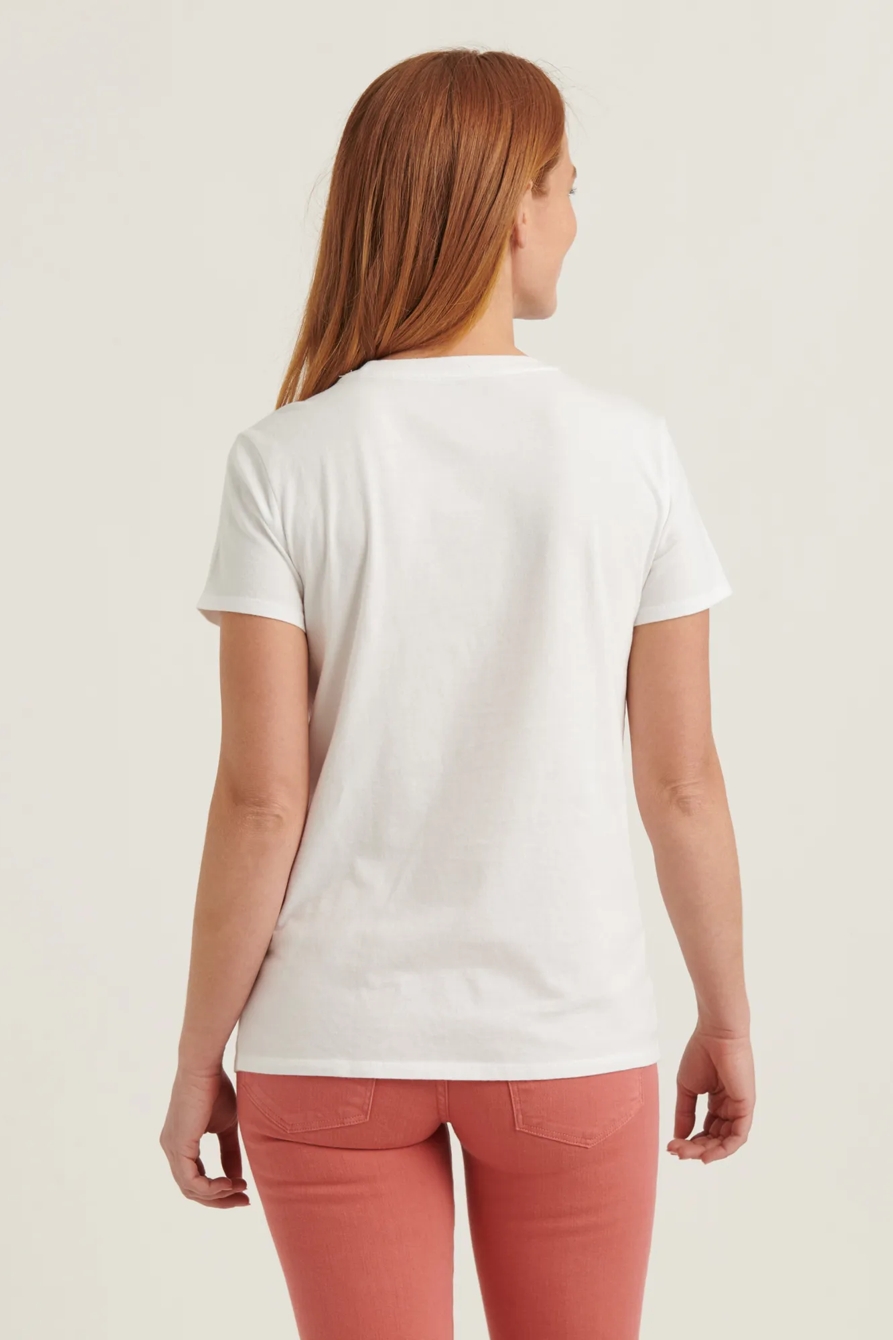 DAISY BLOCK CREW NECK TEE, image 4
