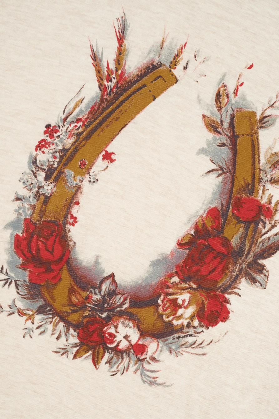 FLORAL HORSESHOE TEE, image 2