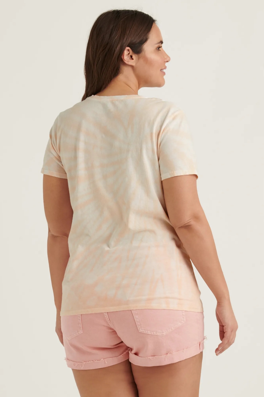 ROSÉ TIE DYE TEE, image 4