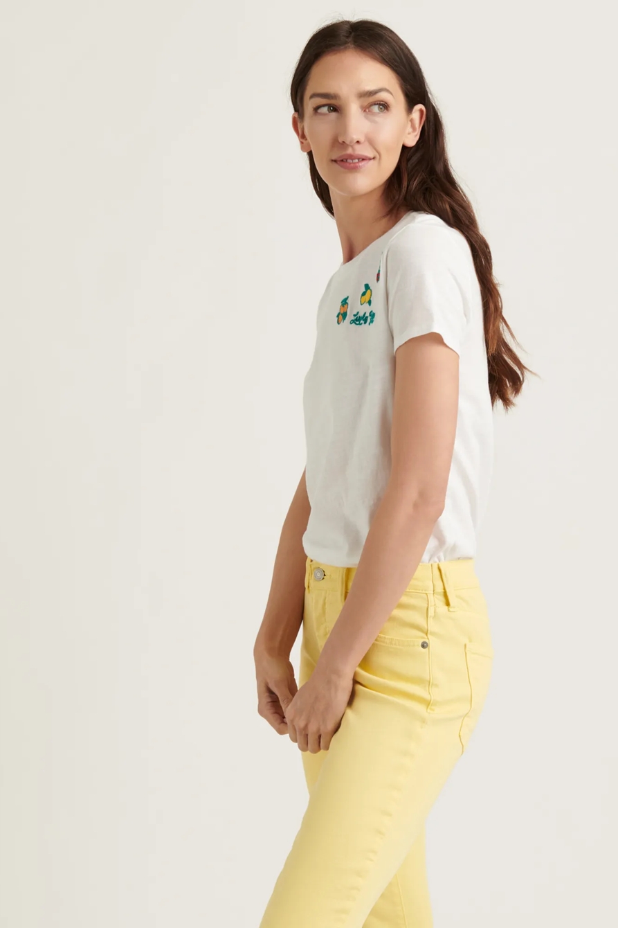 EMBROIDERED FRUIT TEE, image 3
