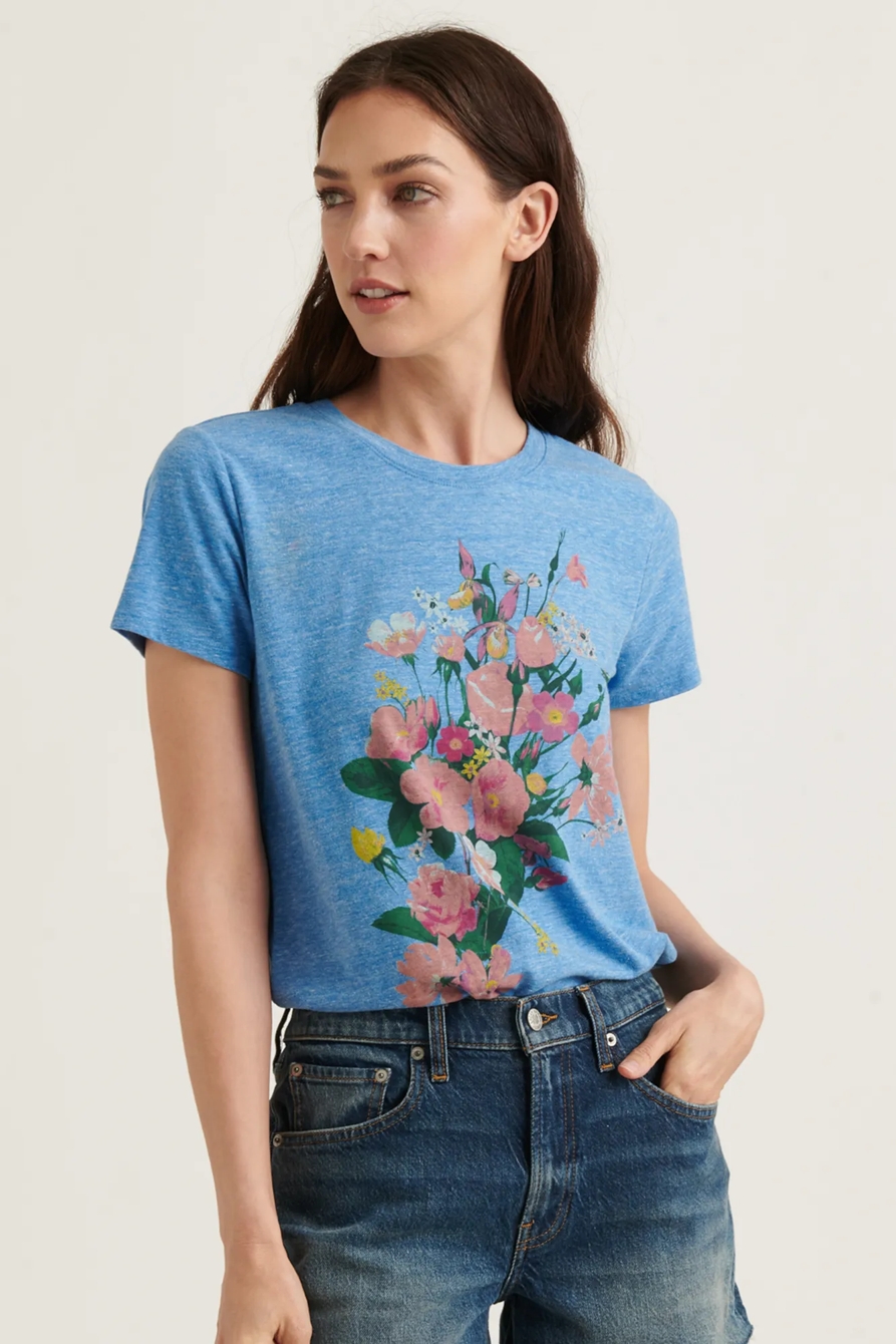 MULTI COLOR BOUQUET TEE, image 1
