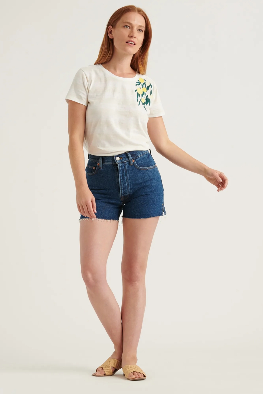 EMBROIDERED LEMON TEE, image 2