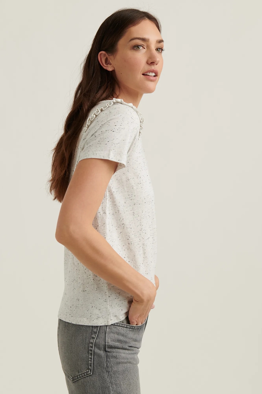 ESSENTIAL NEP RUFFLE CREW TEE, image 3