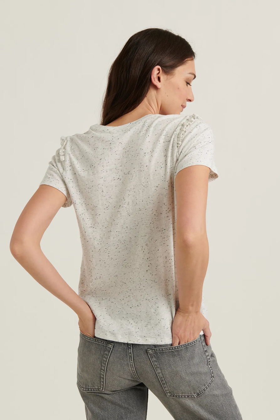 ESSENTIAL NEP RUFFLE CREW TEE, image 4