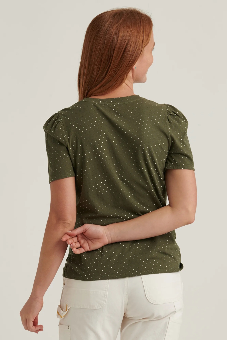 ESSENTIAL PRINTED PUFF SLEEVE TEE, image 4