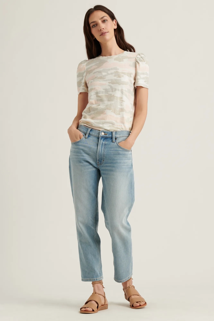 ESSENTIAL PRINTED PUFF SLEEVE TEE, image 2
