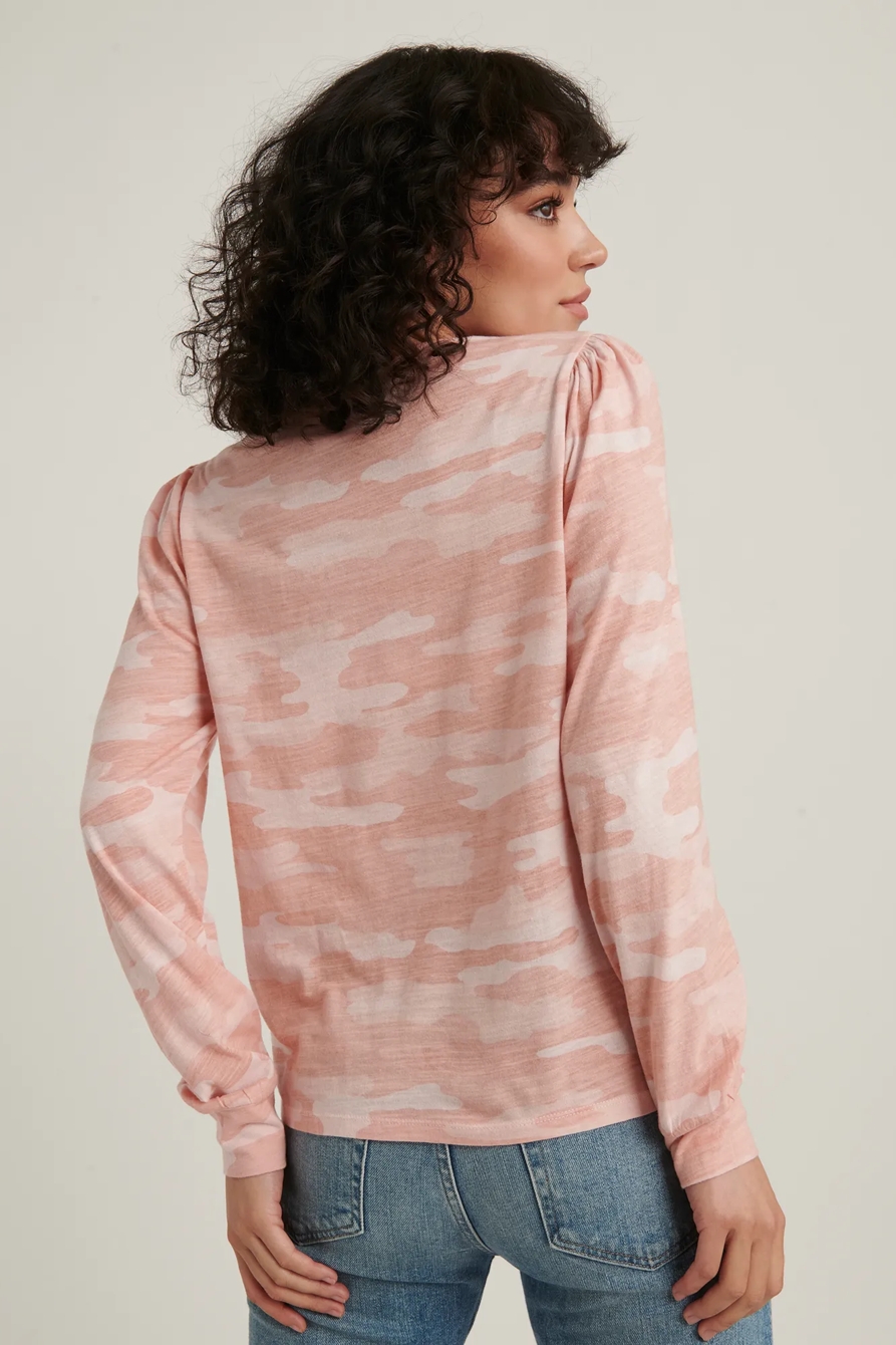 CAMO PUFF SLEEVE TEE, image 4