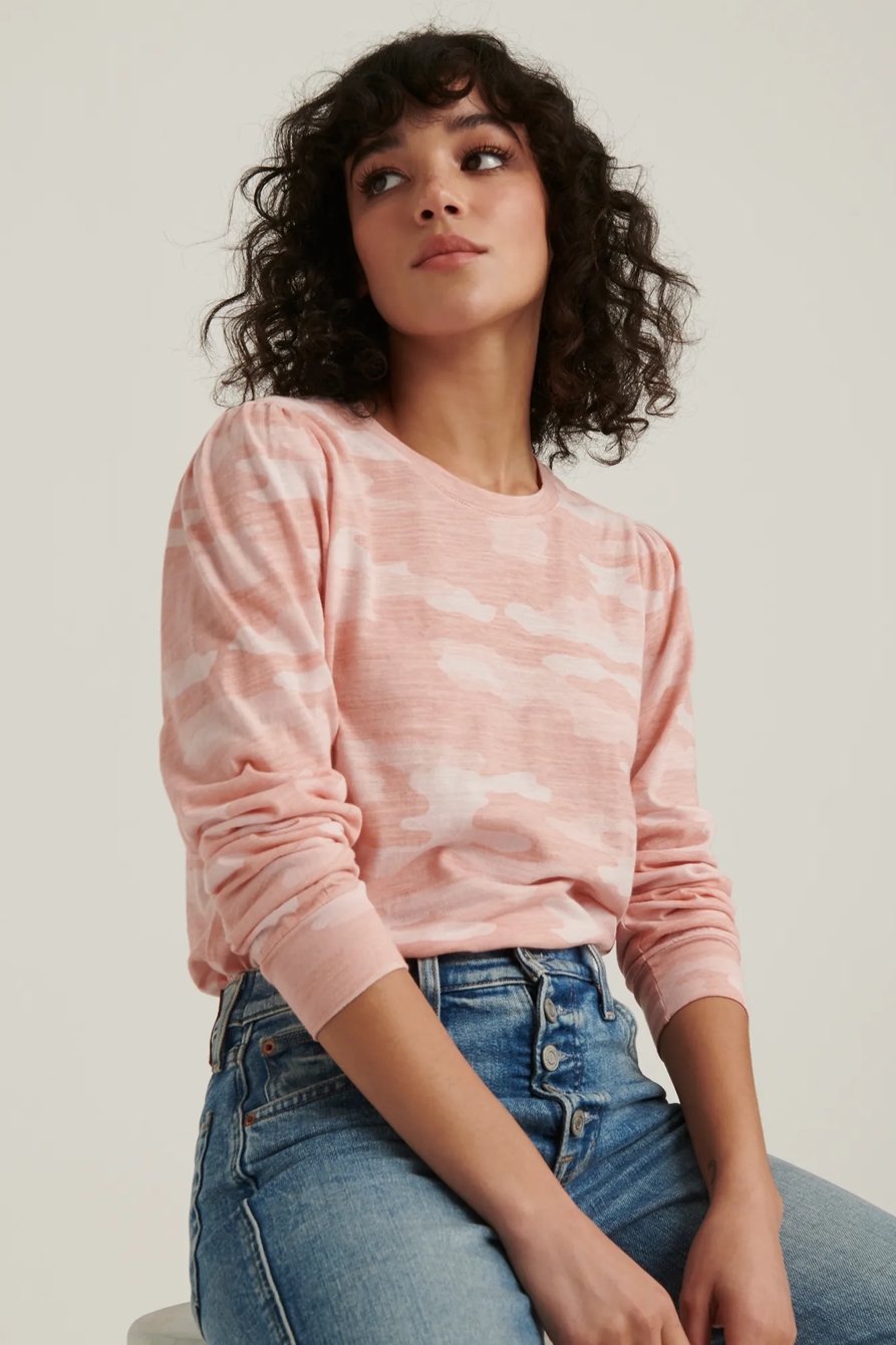 CAMO PUFF SLEEVE TEE, image 5