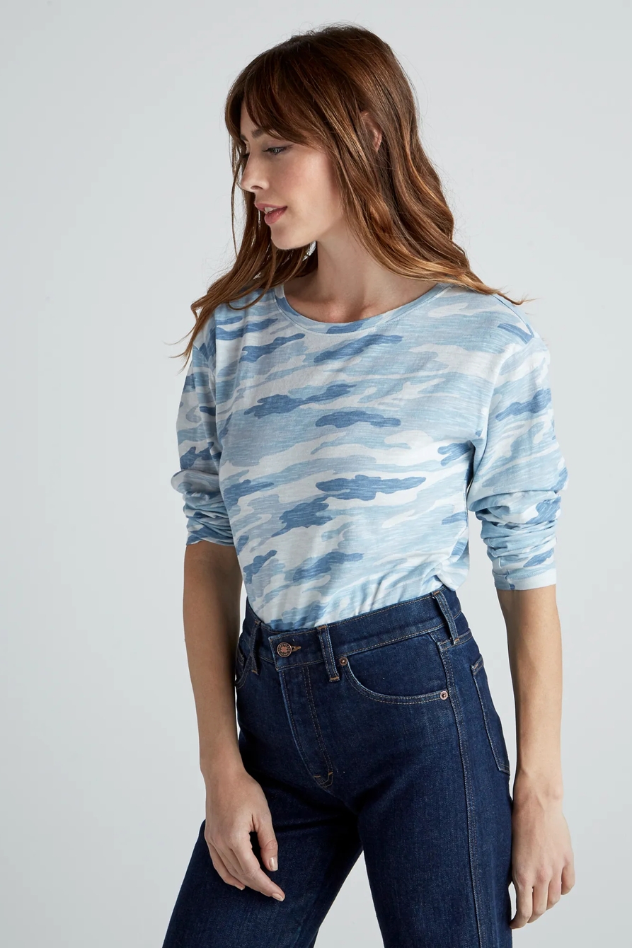 EASY LONG SLEEVE CAMO TEE, image 3