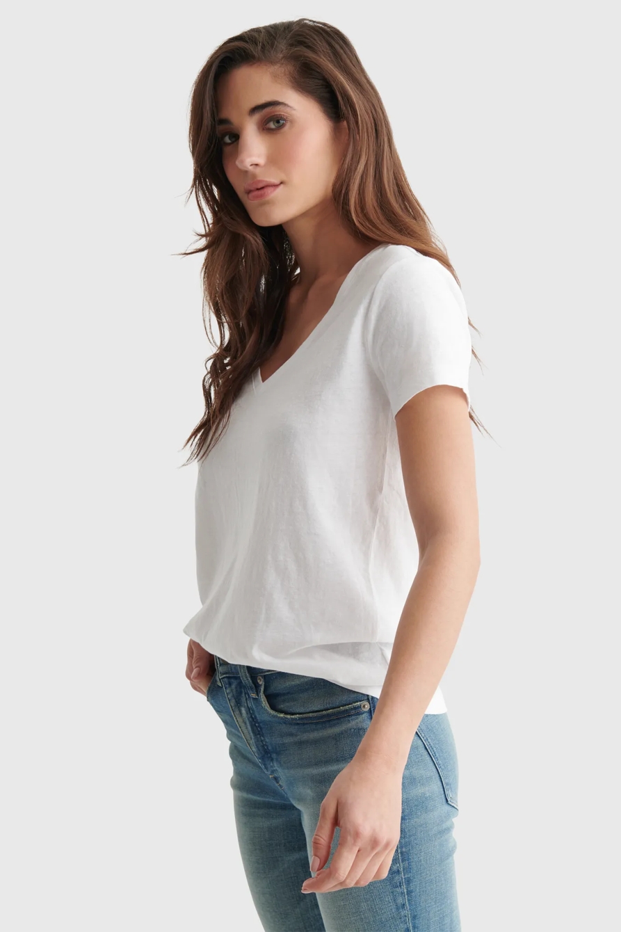ESSENTIAL V-NECK TEE, image 3