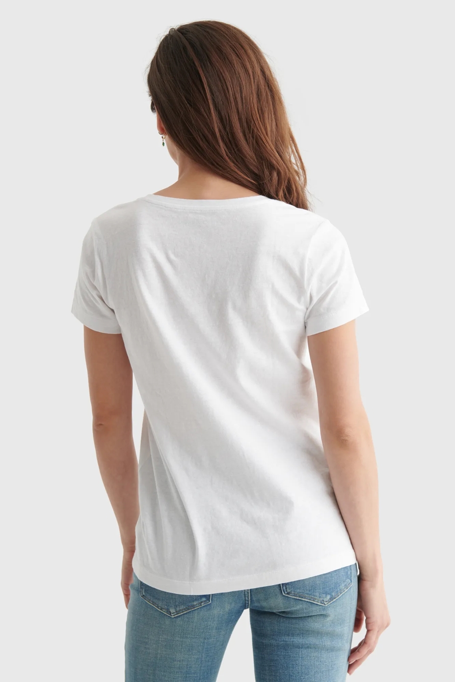 ESSENTIAL V-NECK TEE, image 5