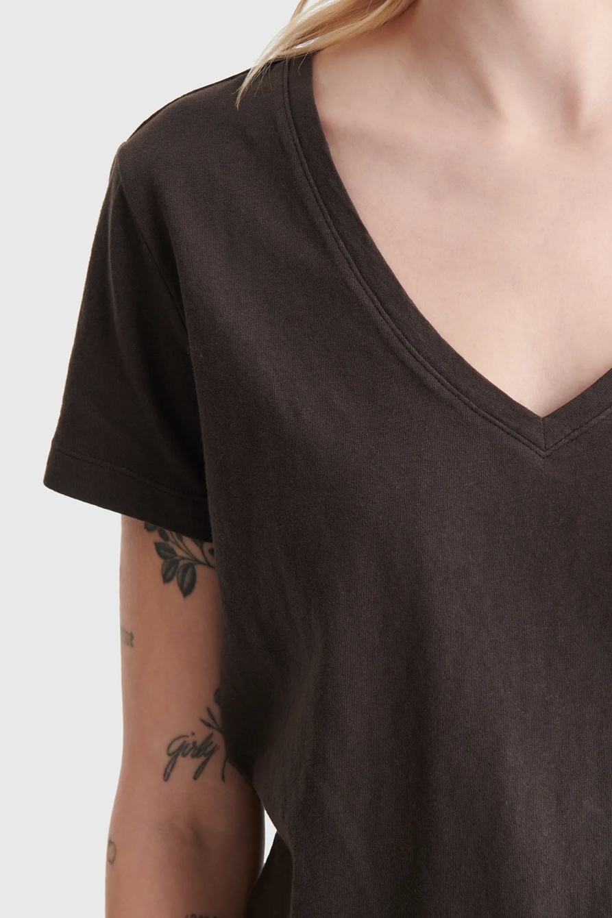 ESSENTIAL V-NECK TEE, image 4