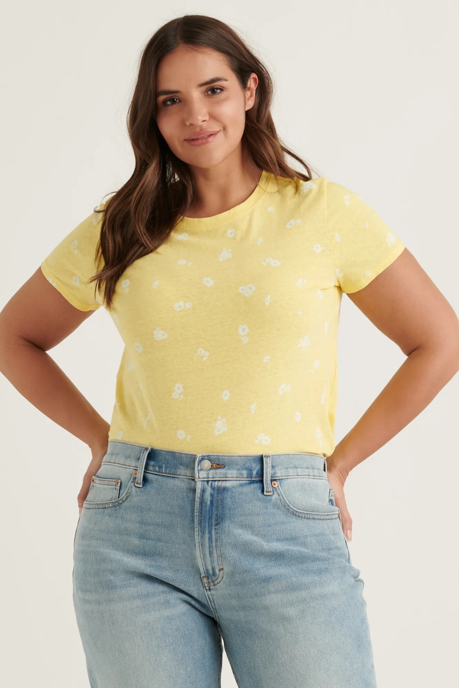 ESSENTIAL PRINTED CREW NECK TEE, image 7