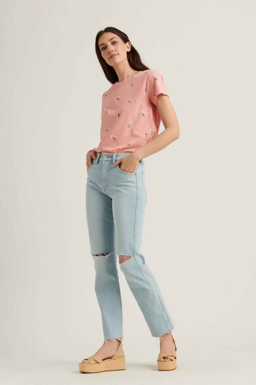 ESSENTIAL PRINTED CREW NECK TEE, image 2
