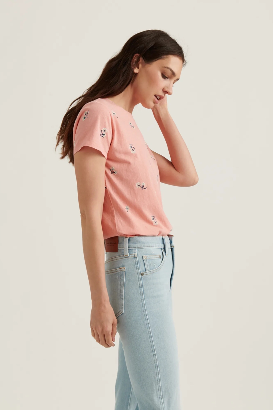 ESSENTIAL PRINTED CREW NECK TEE, image 3