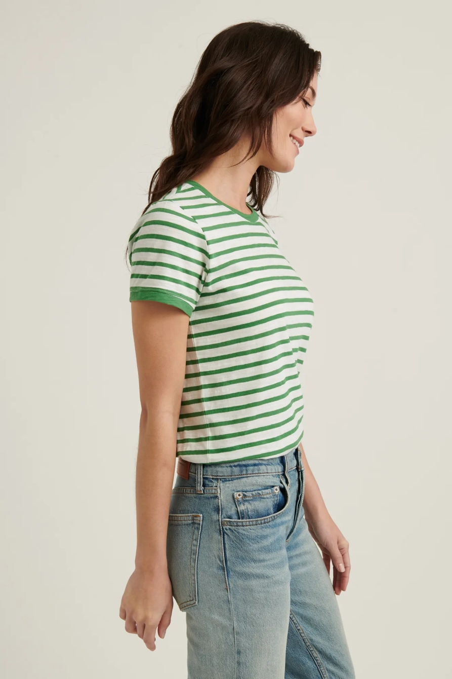 LUCKY YOU STRIPED SHORT SLEEVE TEE, image 3