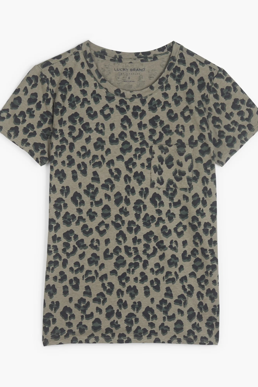 PRINTED ESSENTIAL POCKET TEE, image 6