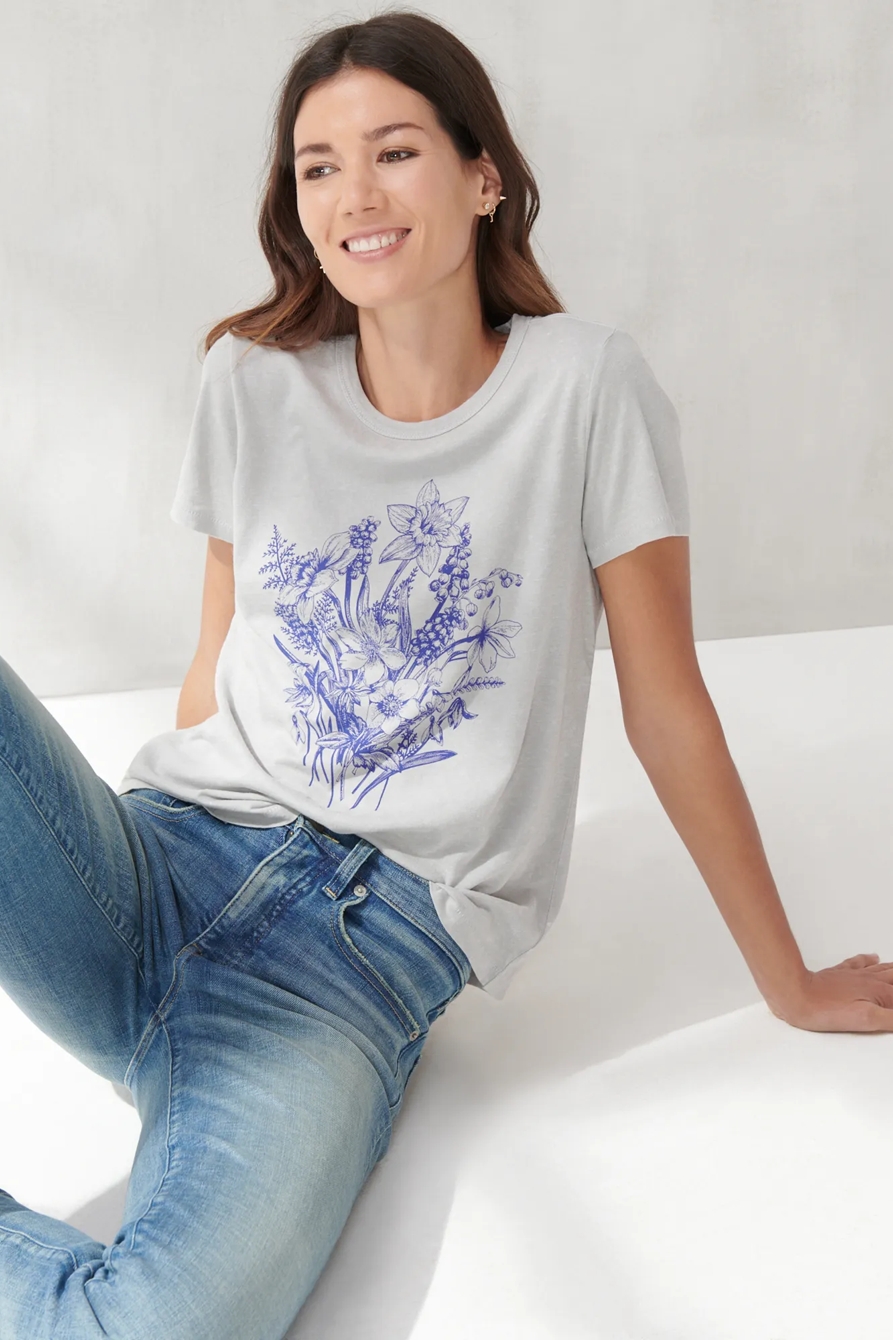 FLORAL GRAPHIC TEE, image 2
