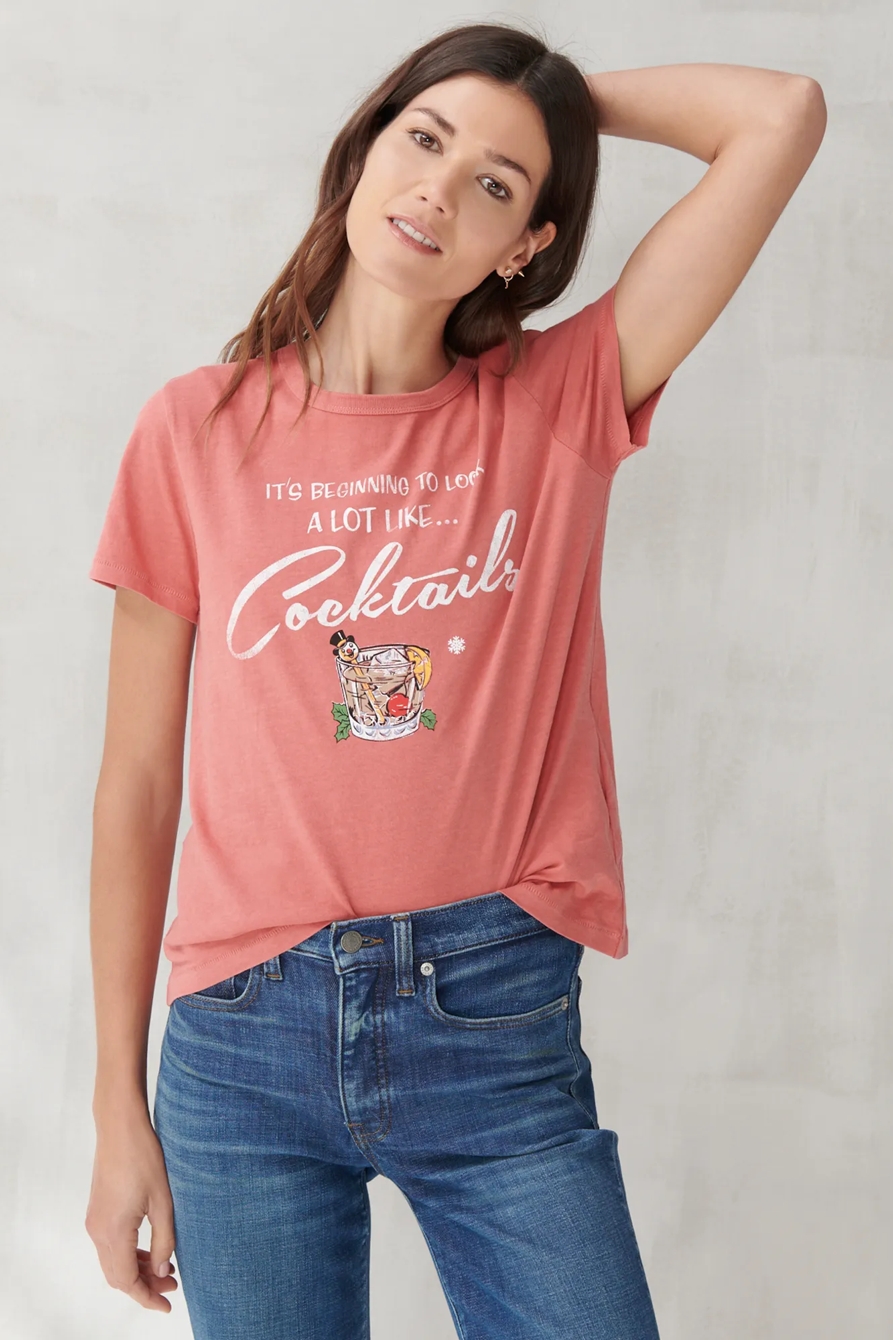BEGINNING TO LOOK A LOT LIKE COCKTAILS TEE, image 1