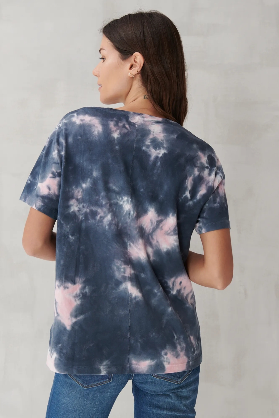 TIE DYE BOYFRIEND TEE, image 4
