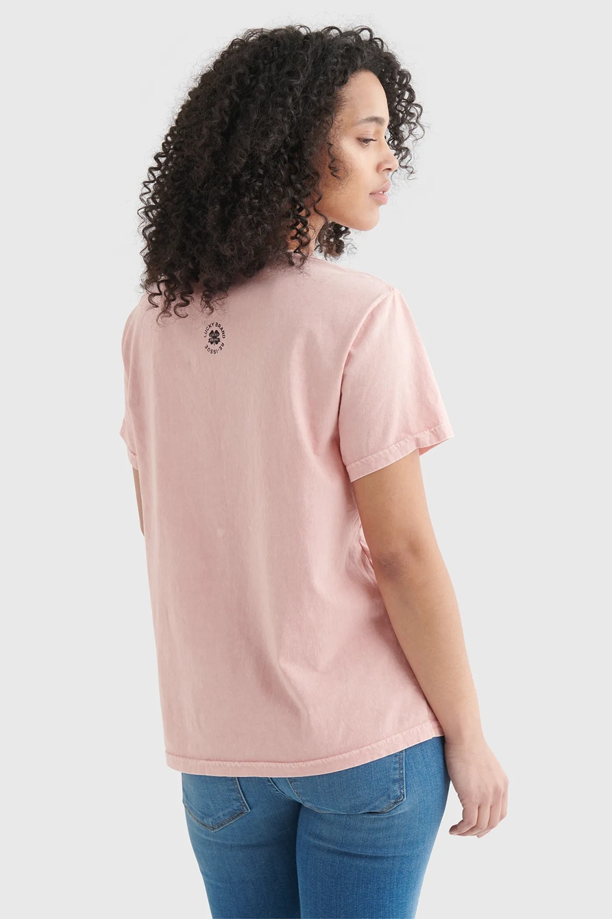 LUCKY YOU SCRIPT GRAPHIC BOYFRIEND TEE, image 5
