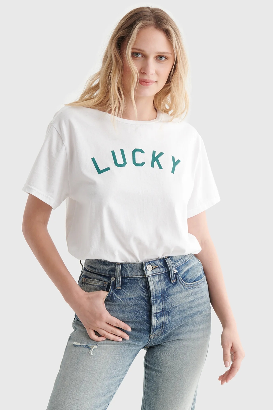 VINTAGE LOGO GRAPHIC BOYFRIEND TEE, image 1