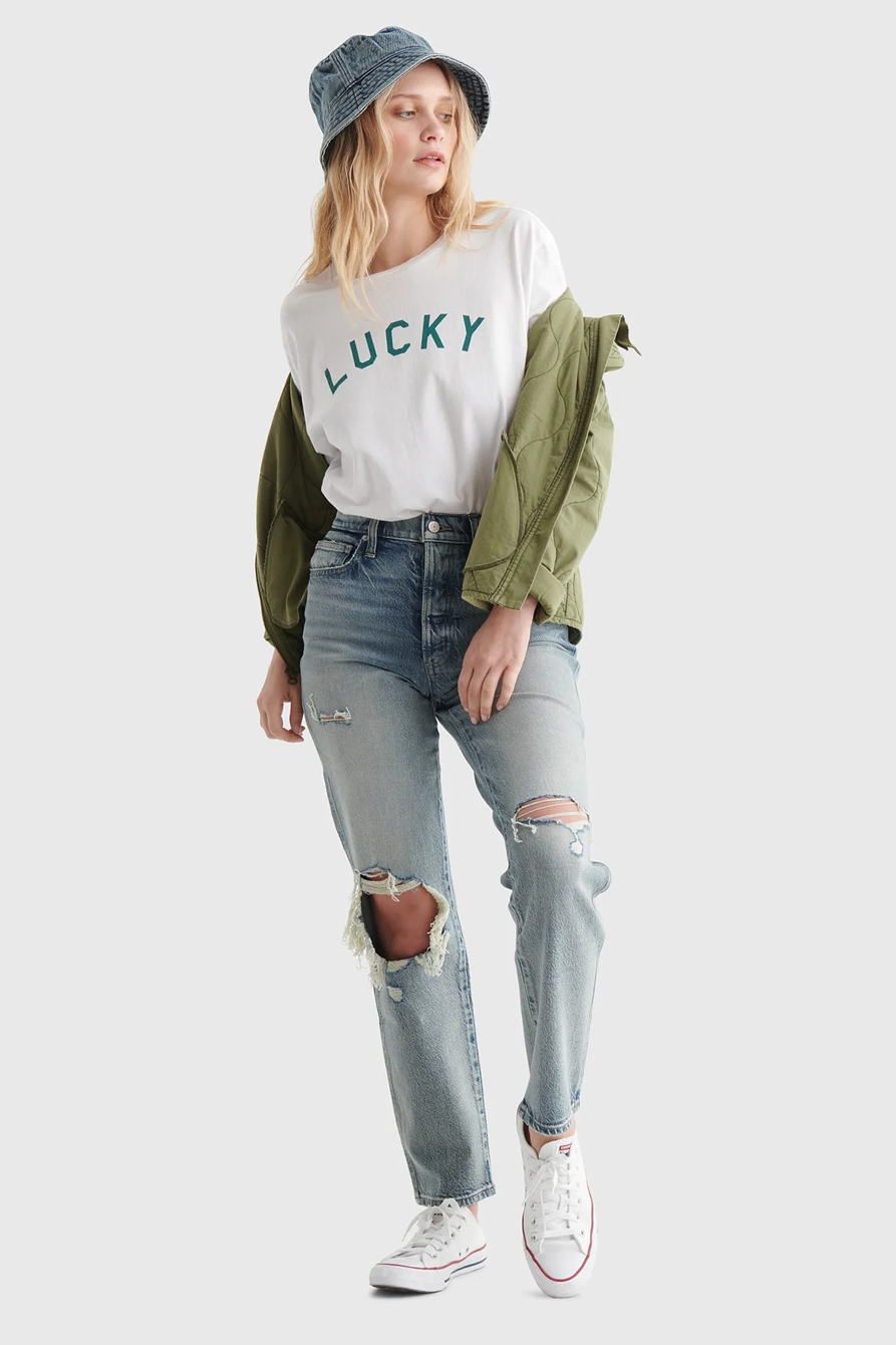 VINTAGE LOGO GRAPHIC BOYFRIEND TEE, image 2