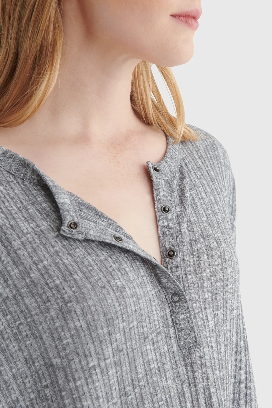 RIB-KNIT LUCKY SOFT HENLEY, image 4