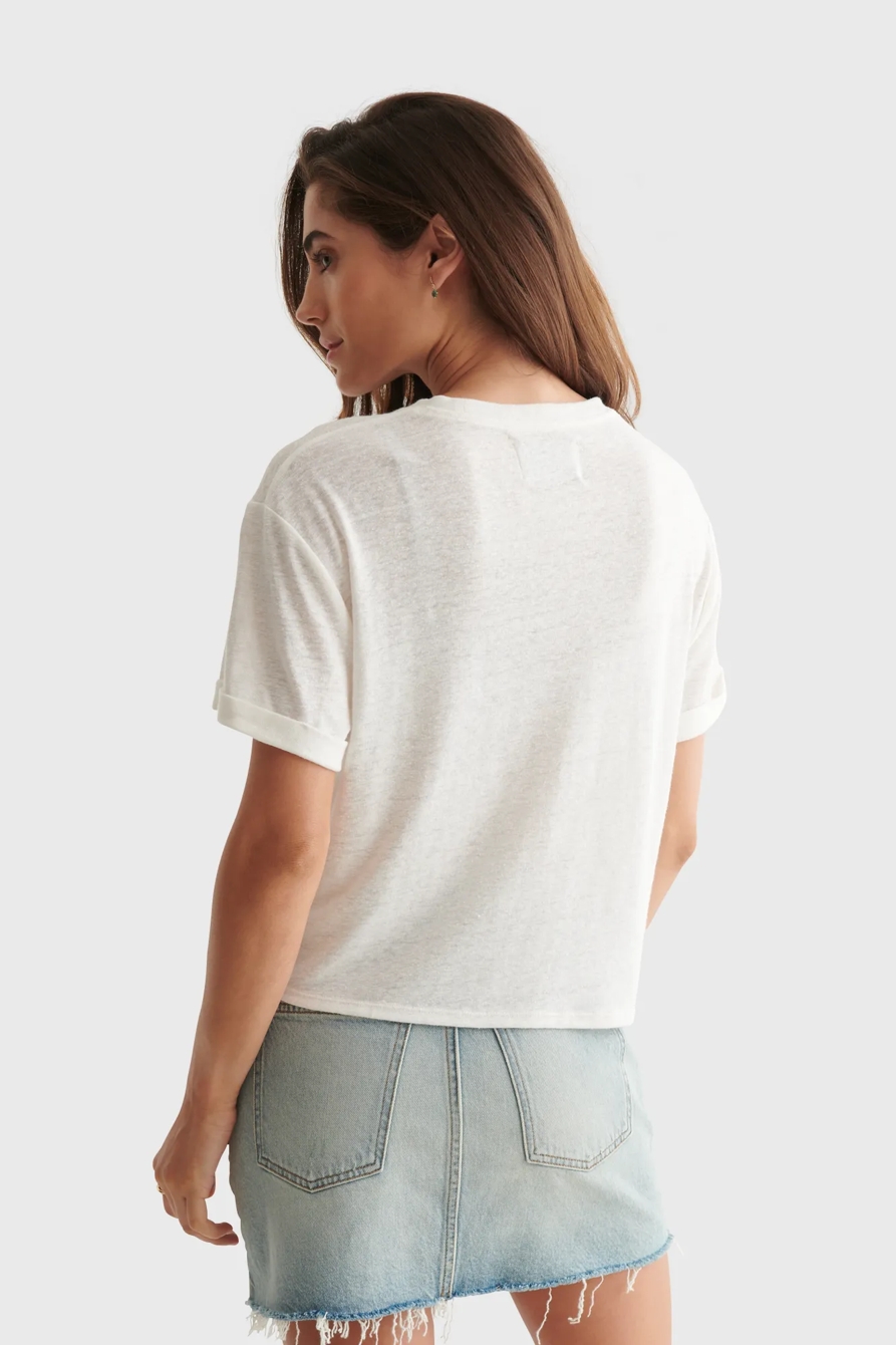 CROP BOYFRIEND TEE, image 4