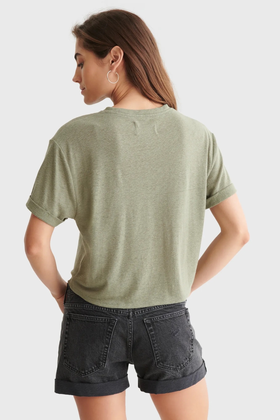CROP BOYFRIEND TEE, image 4