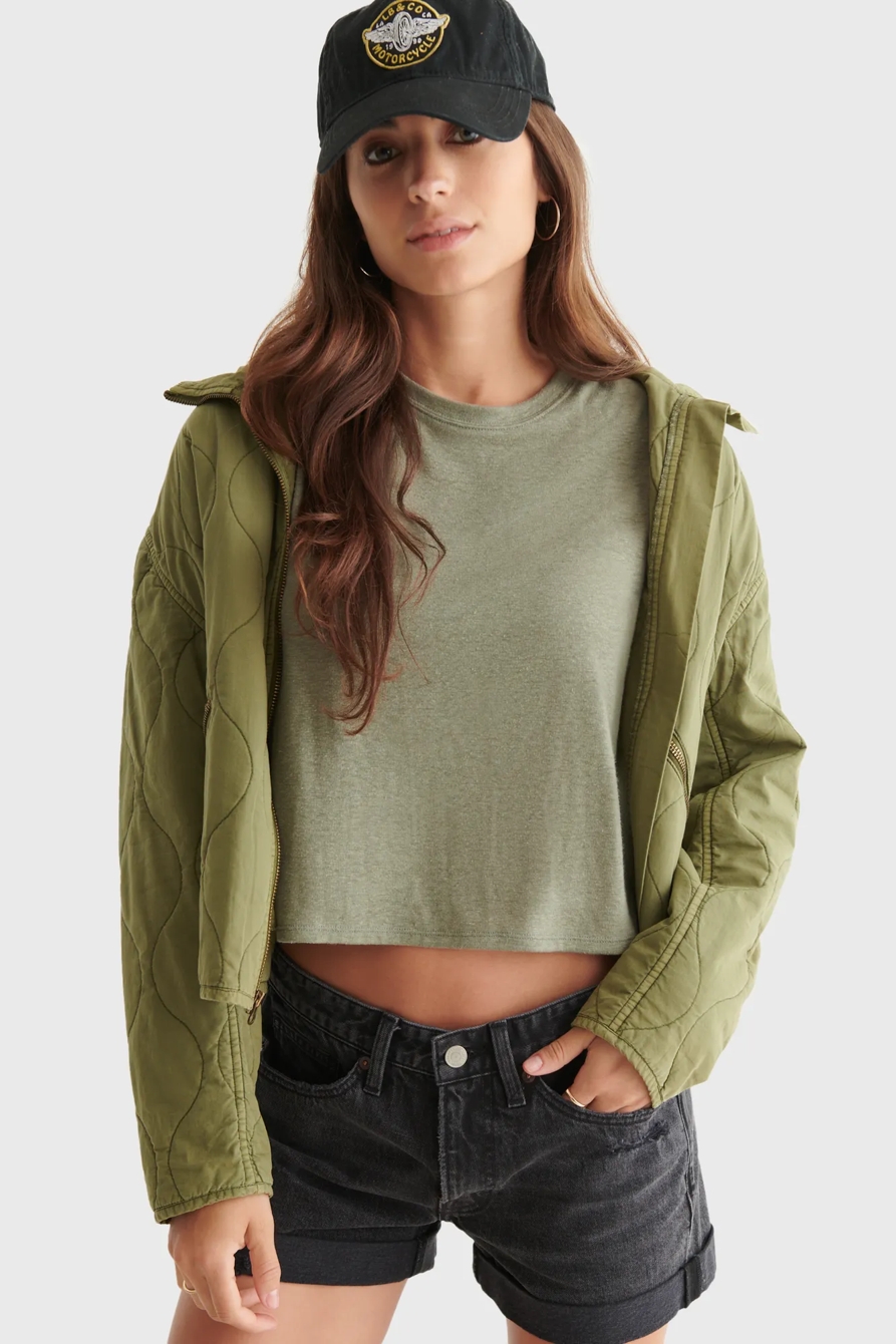 CROP BOYFRIEND TEE, image 6