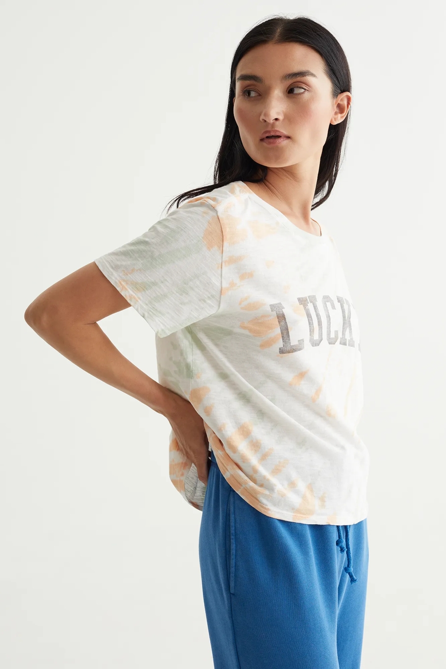 LUCKY FONT CROP TEE, image 3