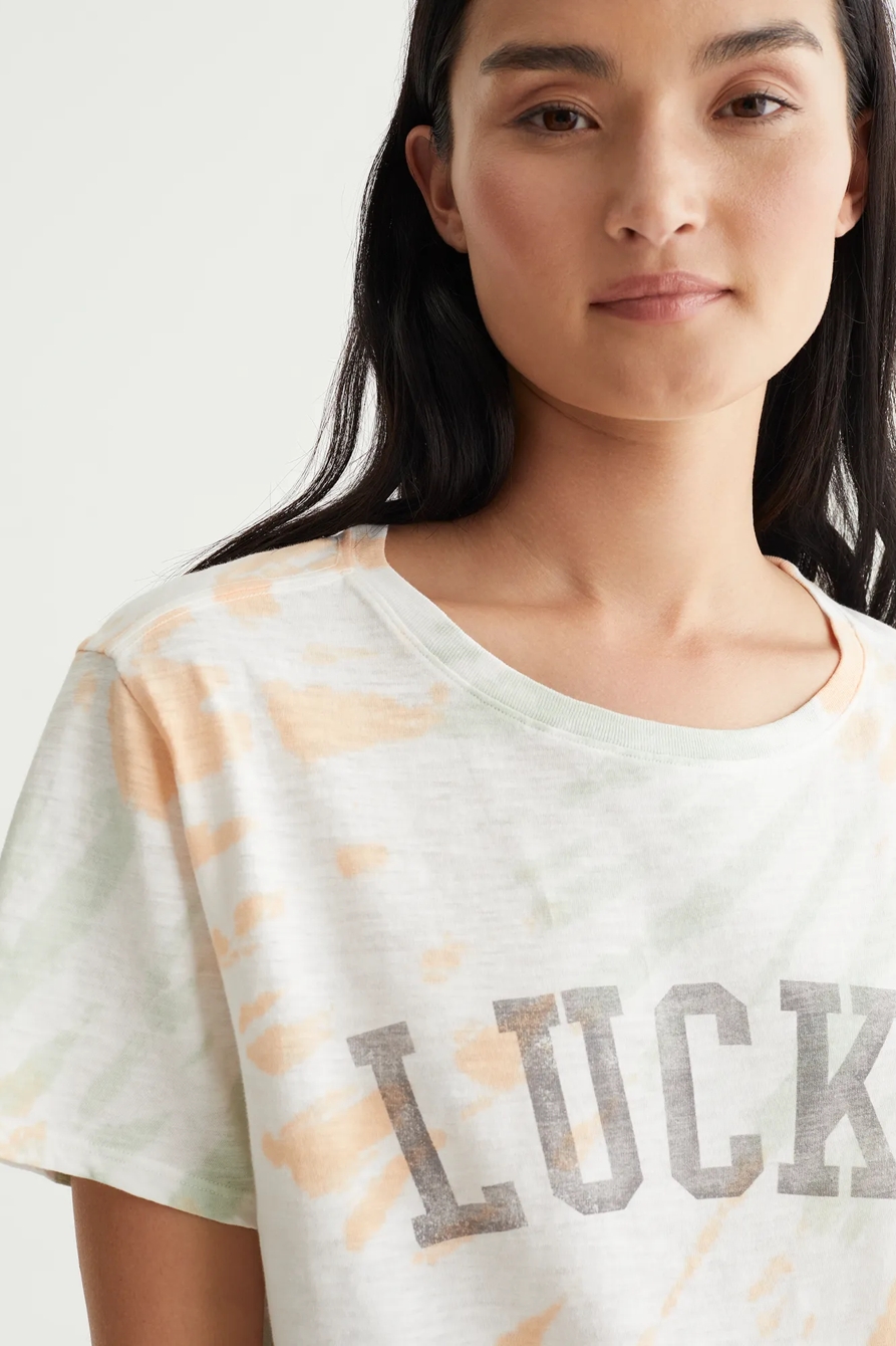 LUCKY FONT CROP TEE, image 5