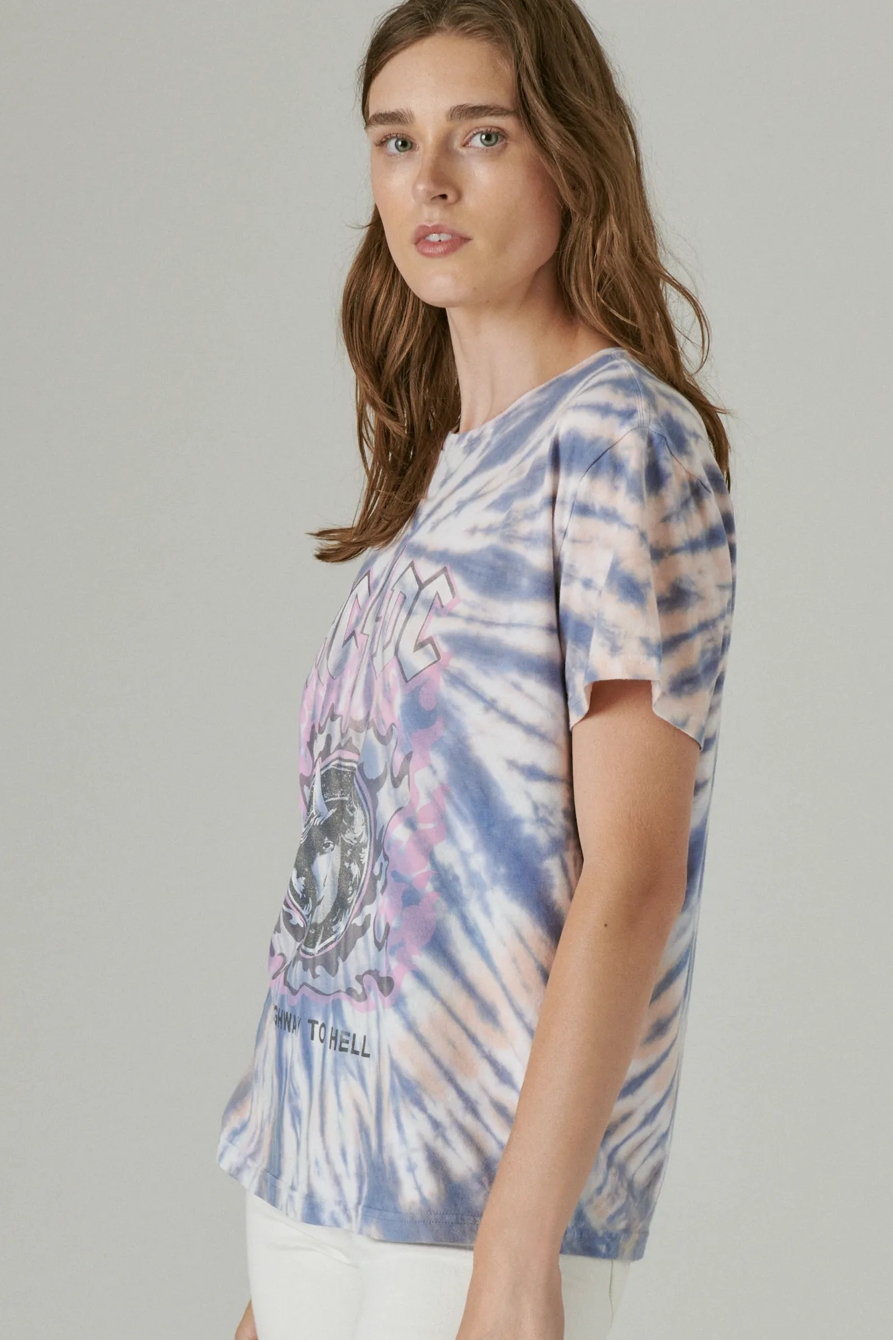 ACDC TIE DYE BOYFRIEND CREW, image 2