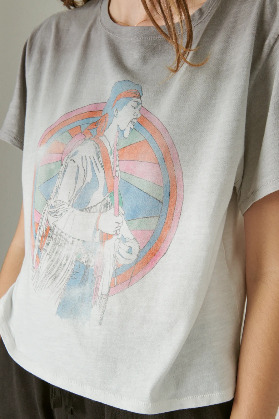 JIMI HENDRIX CROPPED GRAPHIC CREW, image 5