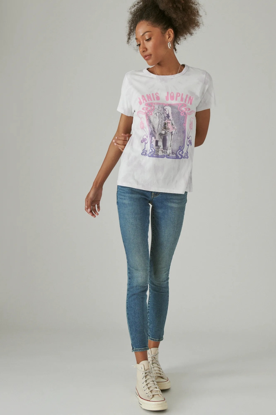 JANIS JOPLIN TIE DYE CLASSIC GRAPHIC CREW, image 2