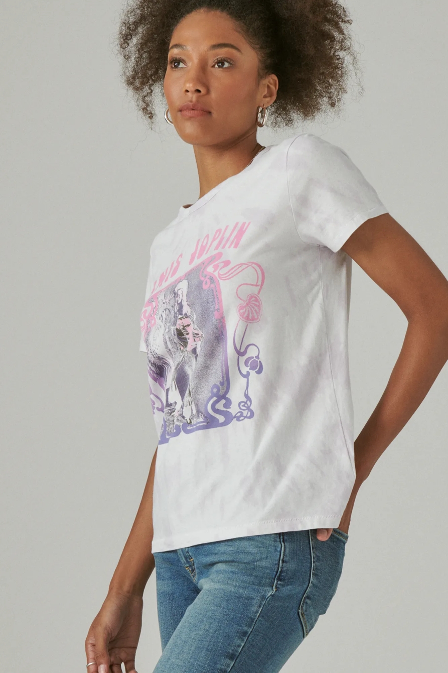 JANIS JOPLIN TIE DYE CLASSIC GRAPHIC CREW, image 3