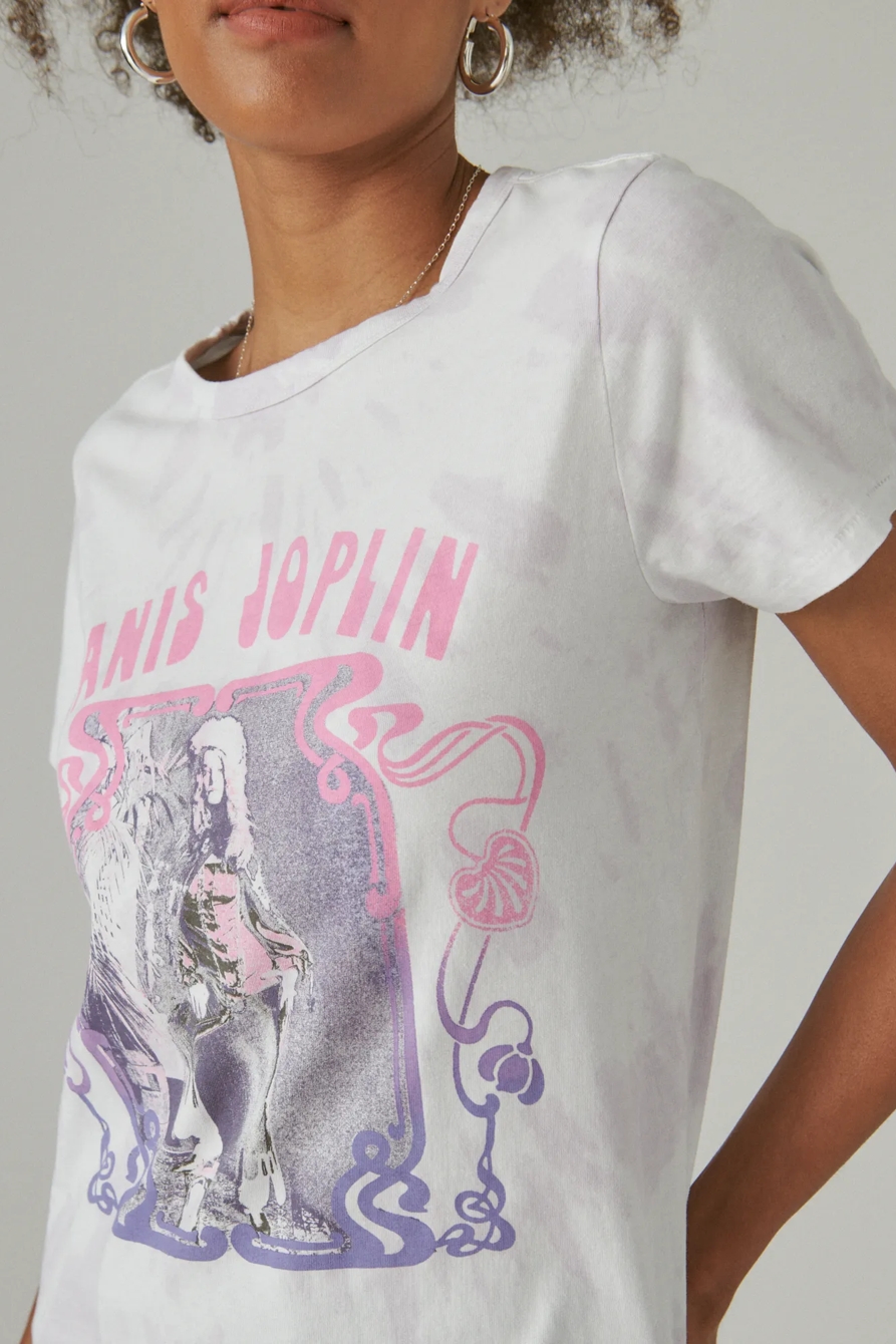 JANIS JOPLIN TIE DYE CLASSIC GRAPHIC CREW, image 5