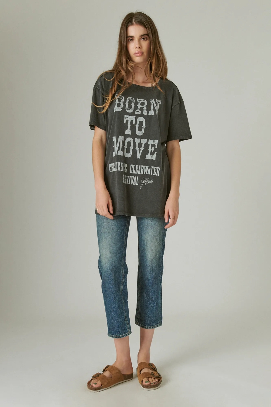 BORN TO MOVE OVERSIZED GRAPHIC CREW, image 2