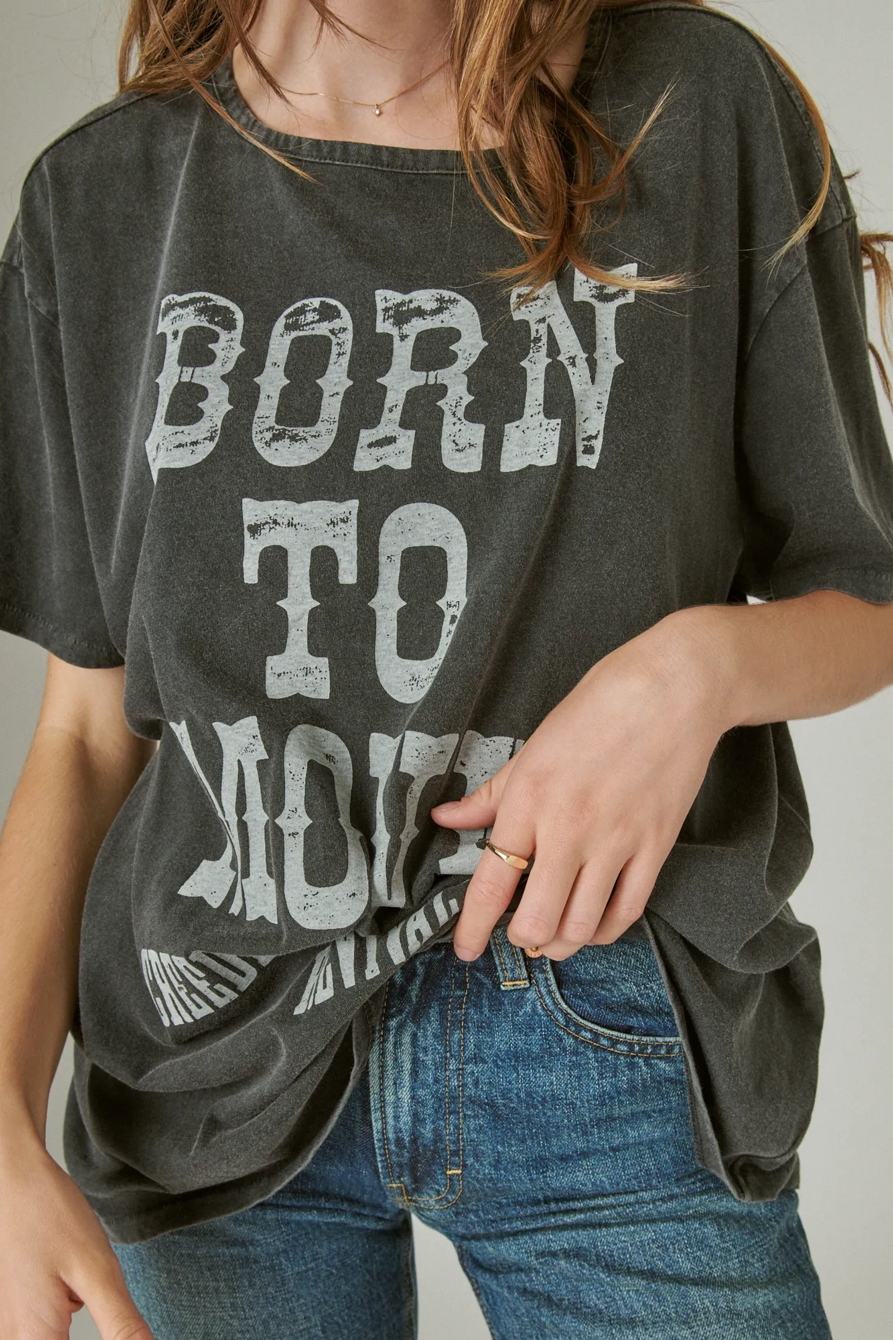 BORN TO MOVE OVERSIZED GRAPHIC CREW, image 5