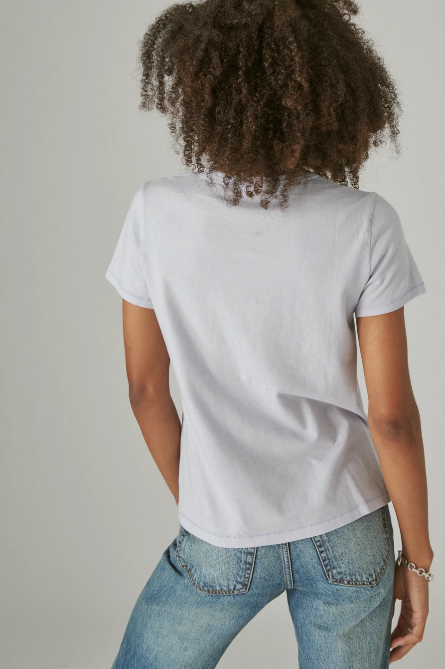 LUCKY EMBROIDERED RAINBOW CLASSIC GRAPHIC CREW, image 4