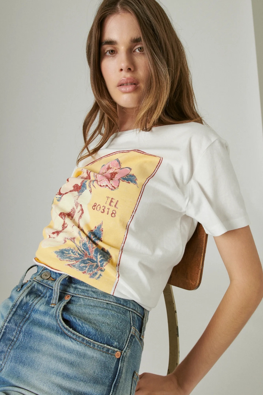 NATURALLY SOURCED FLORAL BOYFRIEND GRAPHIC CREW, image 6