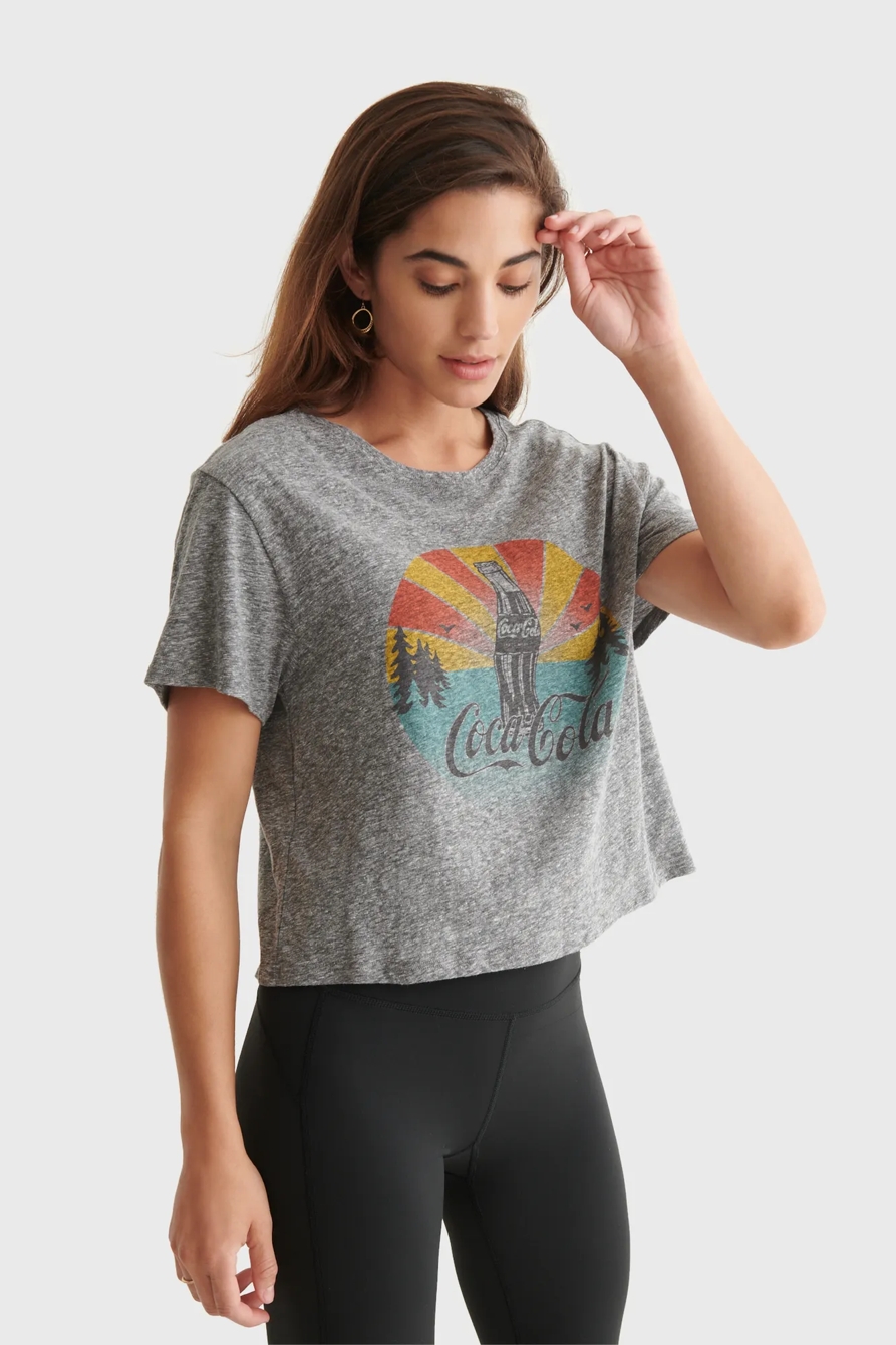 COKE BOXY CROP GRAPHIC TEE, image 3