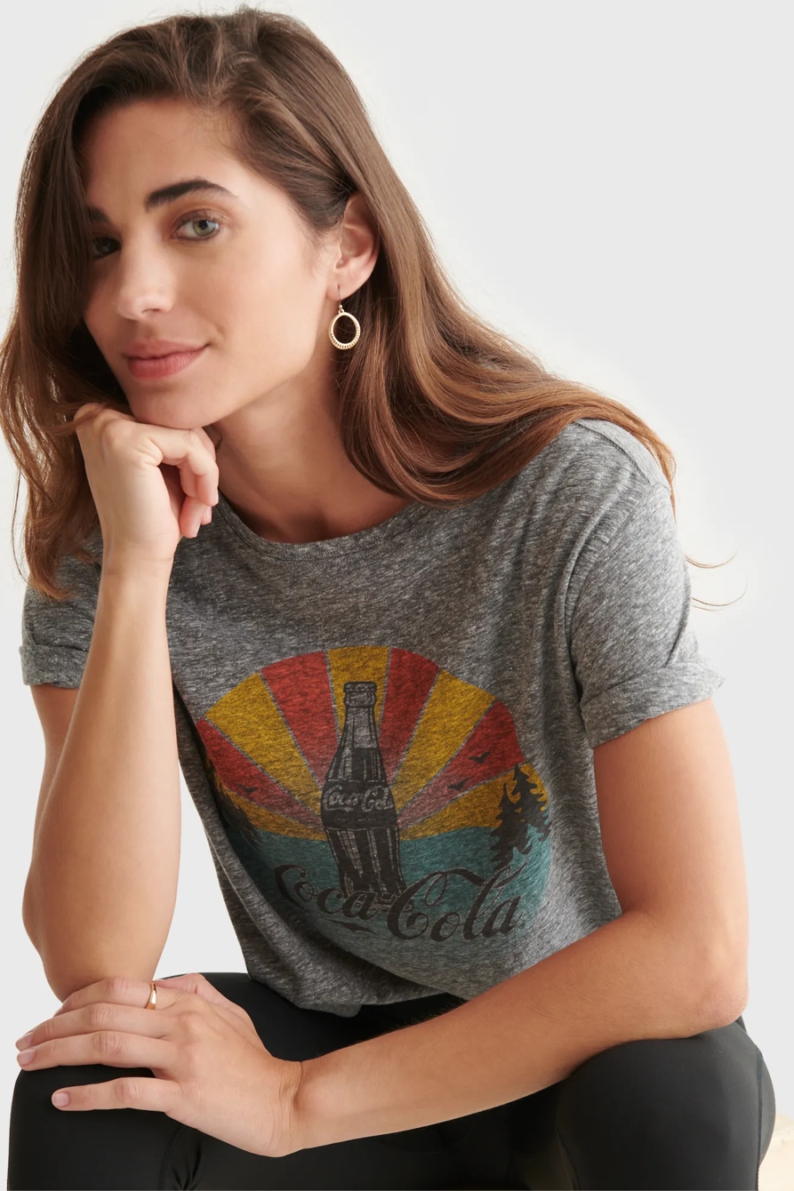 COKE BOXY CROP GRAPHIC TEE, image 6