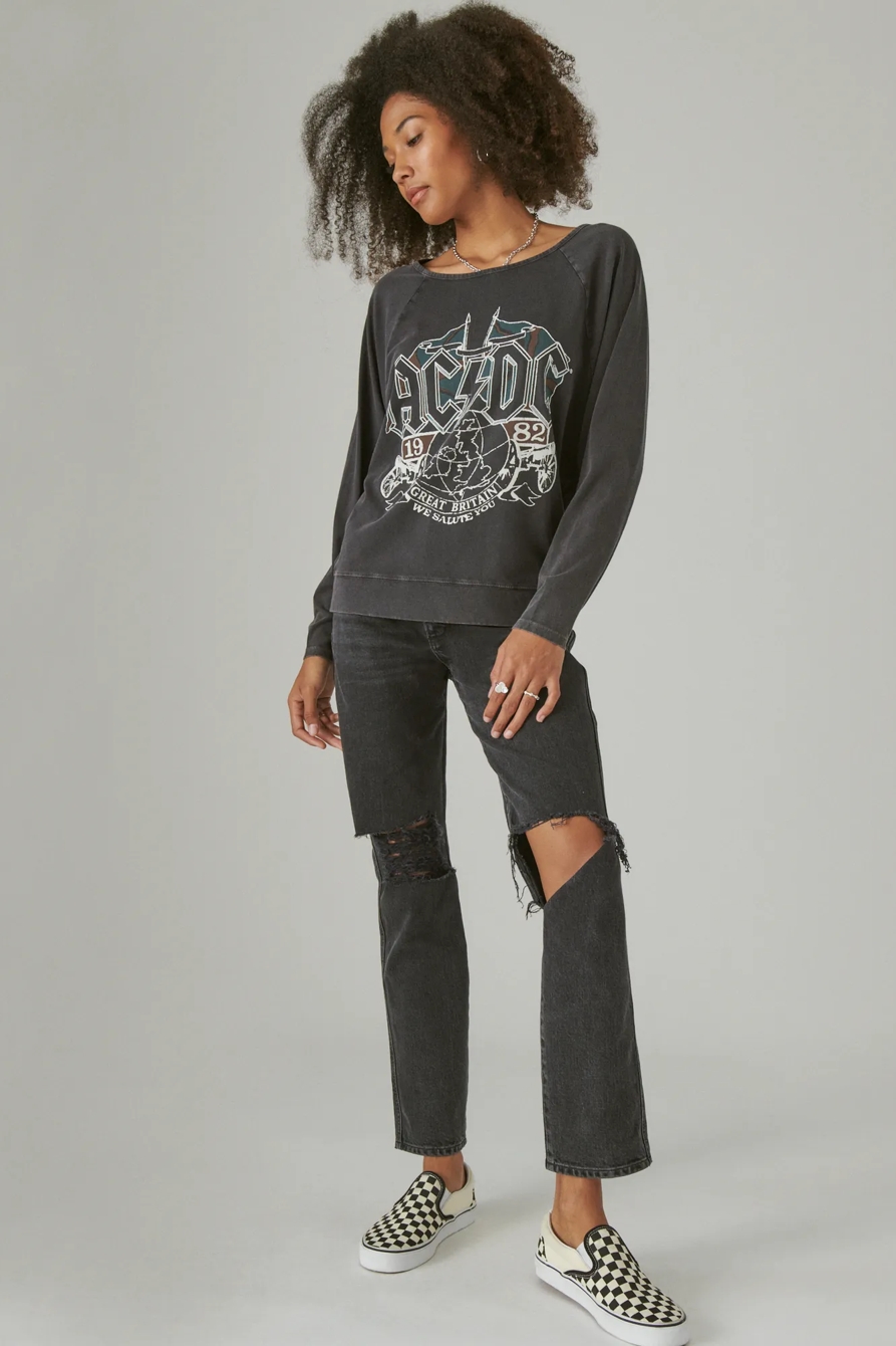ACDC LONG SLEEVE GRAPHIC CREW, image 2